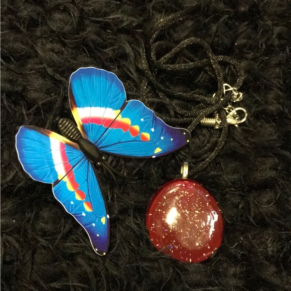 Marble Glass One of a Kind Unique Rare Handmade Necklace - Picture 5 of 16